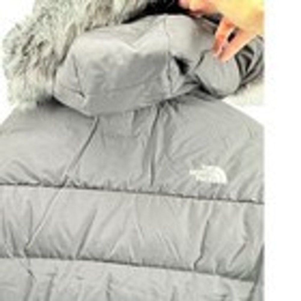 NWT The North Face Womens‎ Gotham Jacket 3XL Black 550 Fill Down Hooded Fur Trim - Picture 6 of 13